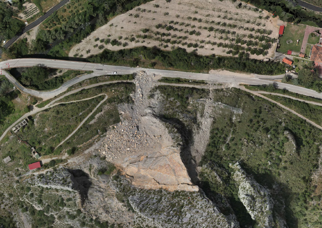 Ejecutaremos la Estabilización del talud en la LR-115, tras el desprendimiento en Arnedillo